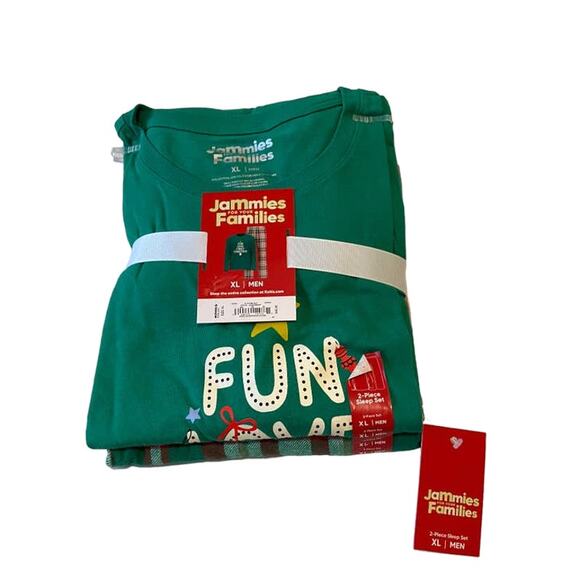 Jammies For Your Families® Holiday Pajama Set Men's XL NWT - Picture 3 of 5